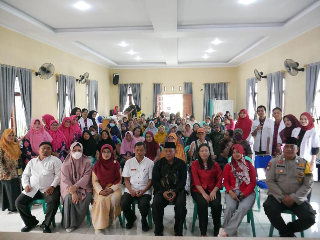 Dokter Muda Come Fk Unri Gelar Penyuluhan Dan Skrining HivAids Di Desa Pinang Sebatang Timur Perawang